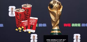 Coca Cola invita a la gente a participar para ir al Mundial 2026.