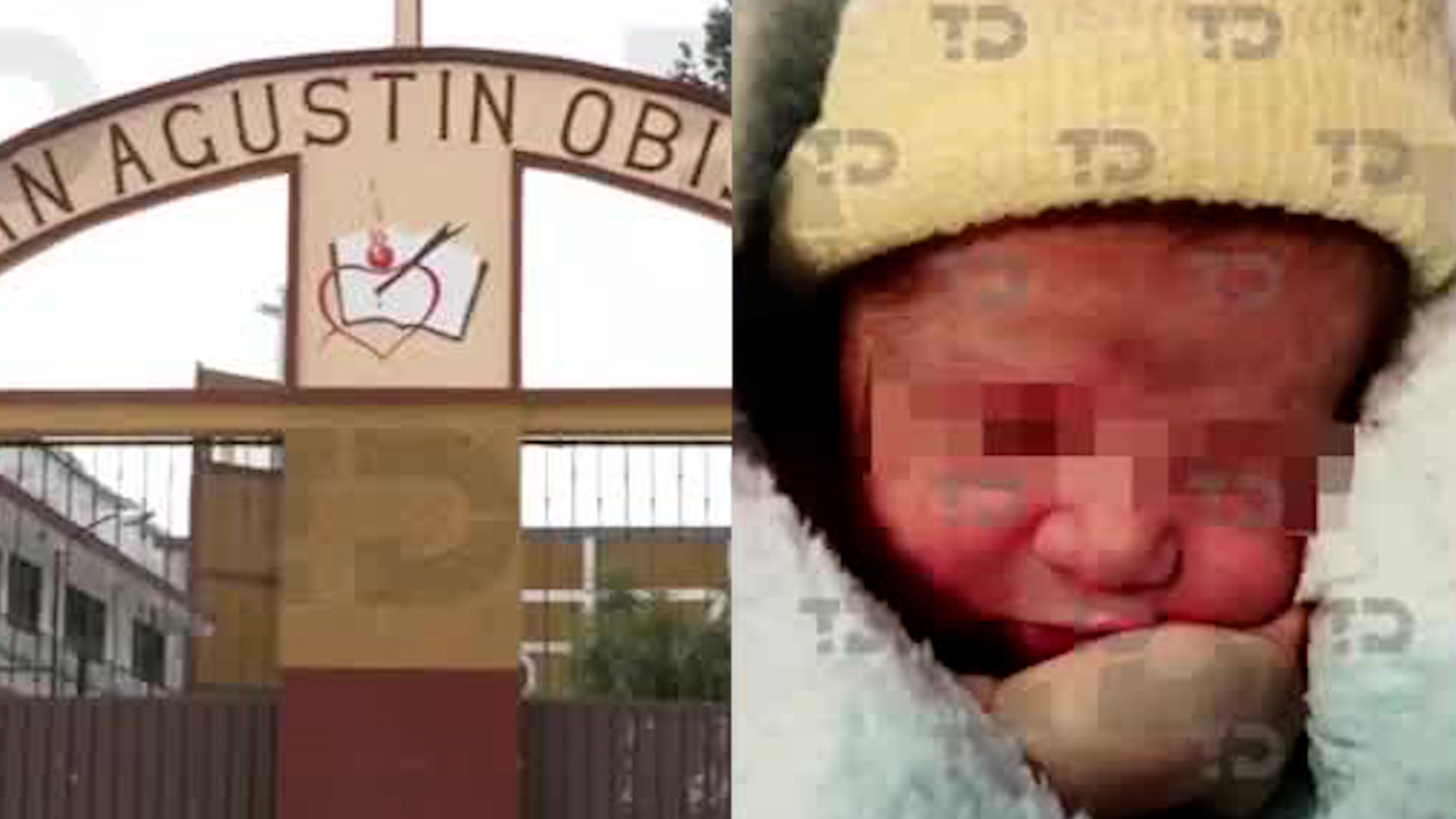 El recién nacido de dos días fue bautizado con Jesús por el párroco junto con los feligreses en plena Navidad.