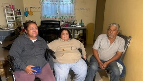 la señora Alicia busca el apoyo de la ciudadanía