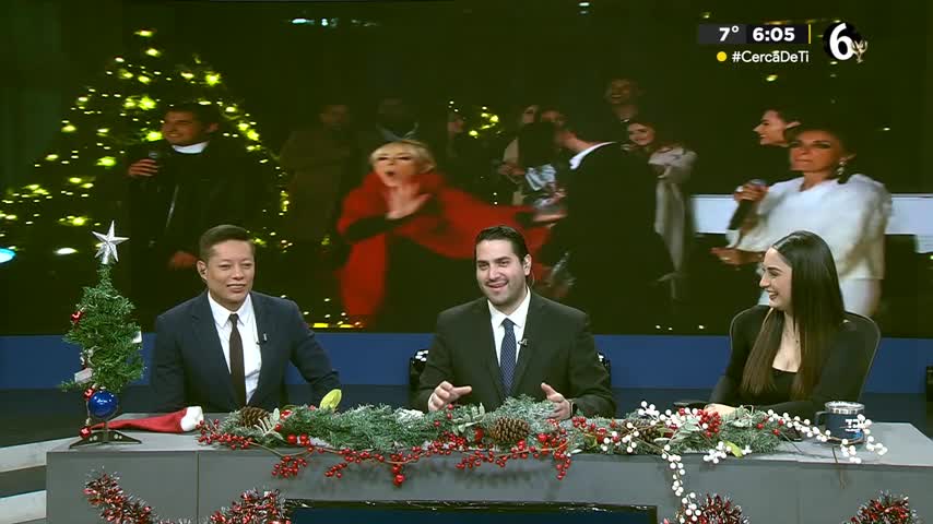 Programa conducido por Monserrat Contreras y Rodrigo Rico, sábado 27 de diciembre de 2025.