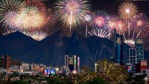 Festejo de Año Nuevo 2026 en Monterrey
