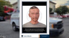 Ficha de detención de la Fiscalía General del Estado de Michoacán con la foto de un hombre de rostro censurado y texto sobre la presunción de inocencia.