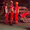 Fatal choque por alcance en la carretera estatal 68, en Aguascalientes, deja dos personas muertas y varios lesionados; el conductor responsable huyó del lugar.
