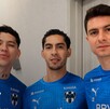 Gerardo Arteaga, Erick Aguirre y Stefan Medina en las pruebas físicas y médicas de Rayados.