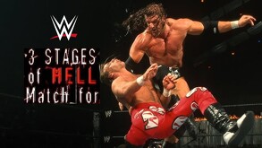 Triple H y Shawn Michaels en la lucha de los 3 niveles del infiero en WWE.