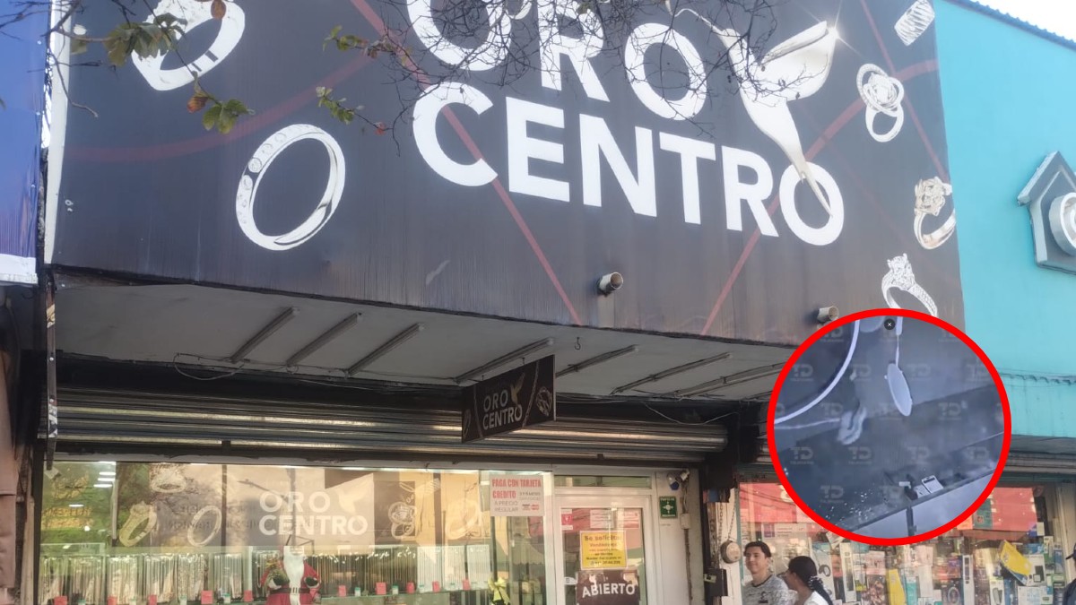 ladrón roba joyería en monterrey