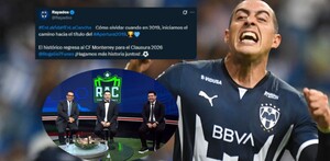 Conductores de Rumbo al Campeonato realizaron broma sobre el supuesto regreso de Rogelio Funes Mori a Rayados.