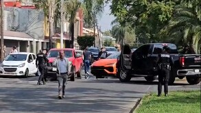 Civiles armados atacaron a escoltas y personas que circulaban en un Lamborghini en Zapopan