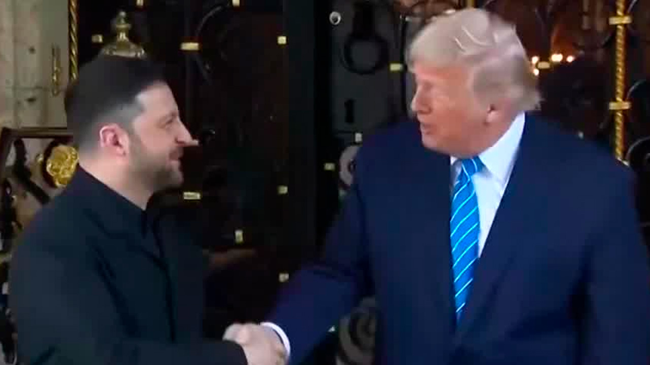 Donald Trump y Volodímir Zelenski se reunieron en Mar-a-Lago para discutir un plan de paz de 20 puntos.