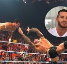 Randy Orton ejecutando un RKO a Evan Bourne mientras este aplicaba un Shooting Star Press.