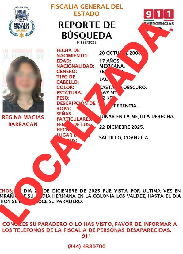 La joven señala que su hermana menor está en riesgo por tentativa de suicidio ante la violencia ejercida por su madre en Saltillo.