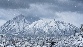 Nieve en Monterrey