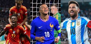 La Selecciones de España, Francia y Argentina, son las mejores del Ranking FIFA 2025.