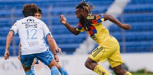Allan Saint-Maximin tuvo minutos en el partido amistoso de América contra Puebla el martes 30 de diciembre.