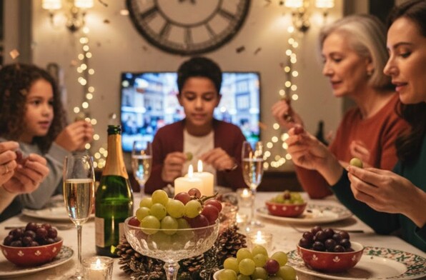 El ritual de las 12 uvas es uno de los más replicados en las festividades de Año Nuevo.