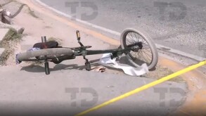 Bicicleta tirada tras intento de asalto en Tecámac, Estado de México.