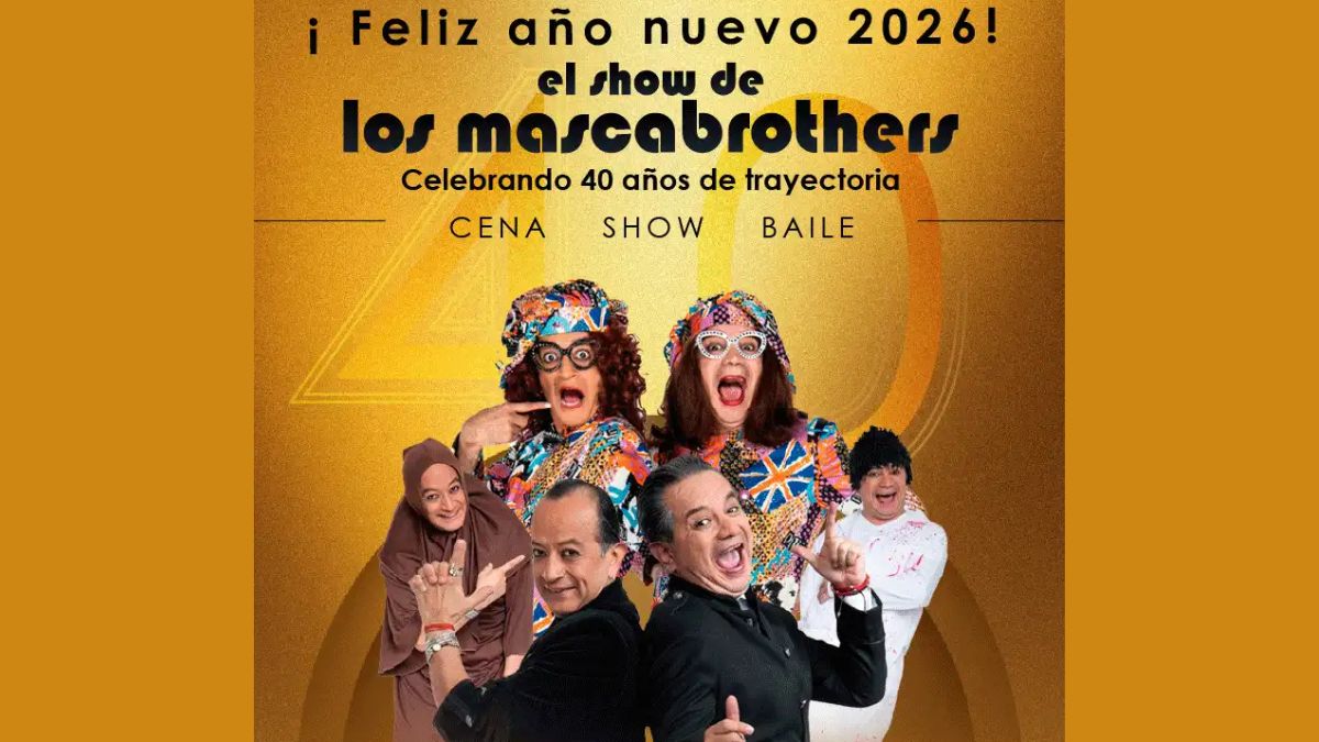 Los Mascabrothers estarán en Puebla para celebrar el año nuevo.