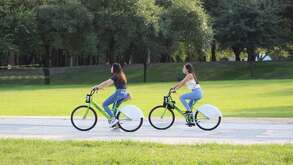 Podías rentar bicicletas individuales, dobles y hasta una familiar