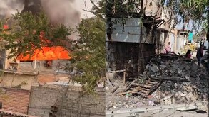 Un incendio en una vivienda de El Salto se propaga por acumulación de chatarra.