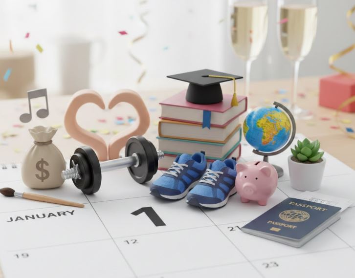 Metas que se proponen las personas para Año Nuevo.