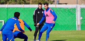 André Pierre Gignac en los entrenamientos.