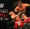 Triple H y Shawn Michaels en la lucha de los 3 niveles del infiero en WWE.