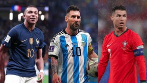 Kylian Mbappé, Lionel Messi y Cristiano Ronaldo, jugadores que podrían romper marcas en el Mundial 2026.