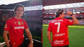 Sebastián Córdova con los colores del Toluca.