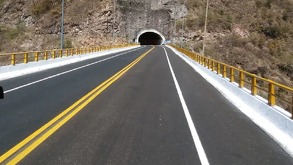 Imagen genérica de la autopista Durango Mazatlán.
