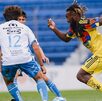 Allan Saint-Maximin tuvo minutos en el partido amistoso de América contra Puebla el martes 30 de diciembre.
