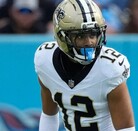 Chris Olave, jugador de los Saints de Nueva Orleans.