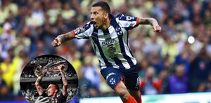 Leonel Vangioni con los Rayados del Monterrey.