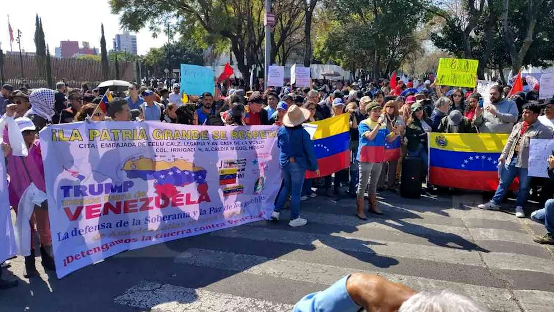 La convocatoria surgió luego que el Gobierno de EU capturara a Nicolás Maduro atentando la soberanía Venezolana.