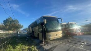 camión accidentado en allende