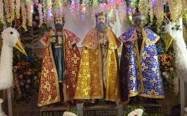 Figuras de los santos reyes