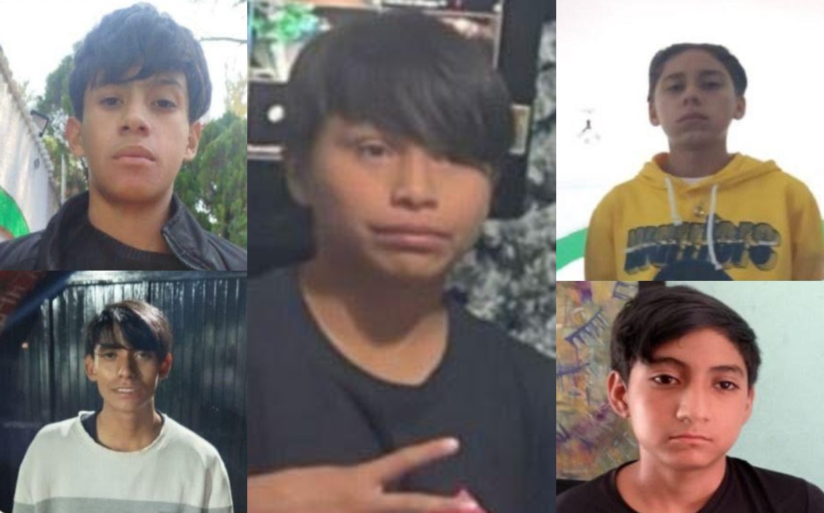 Fotografía de 5 jóvenes desaparecidos en Ixtlahuacán de los Membrillos