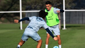 Entrenamiento de los Rayados del Monterrey.