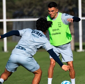 Entrenamiento de los Rayados del Monterrey.
