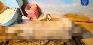 Imagen del cadáver descubierto en Ciudad Juárez, Chihuahua.