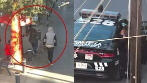 Detención de robo en Centro de Monterrey.