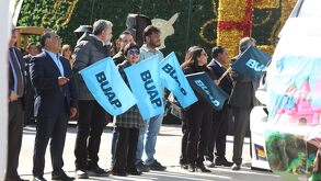 lilia cedillo, rectora buap, arranca entrega de juguetes por día de reyes en puebla