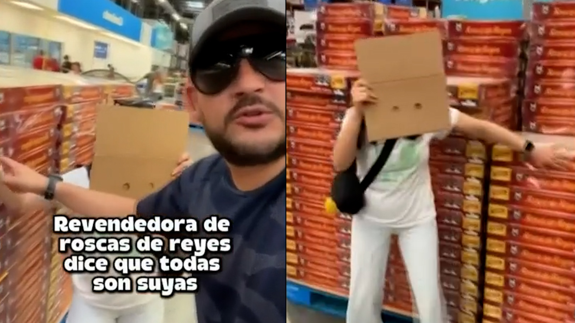 A pesar de no haber pasado por caja, la mujer pretendía impedir que otras familias se llevaran el producto.