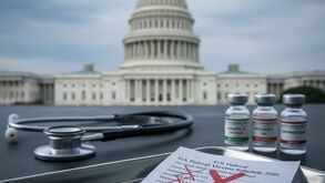 Vacunas frente a la Casa Blanca