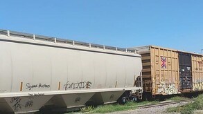Vías del tren en las que un hombre, que aún no ha sido identificado, fue encontrado muerto en Mapimí.