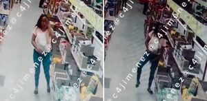 Mujer pasándose un huevo por el cuerpo para hacerse una limpia