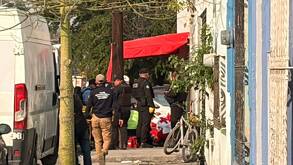 Policías de Monterrey acordonaron el área