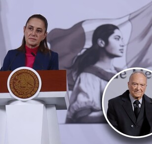 Conferencia del pueblo por Claudia Sheinbaum Pardo en Palacio Nacional.