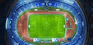 Estadio Olímpico Universitario durante el partido de la Final de la Champions Cup 2025.