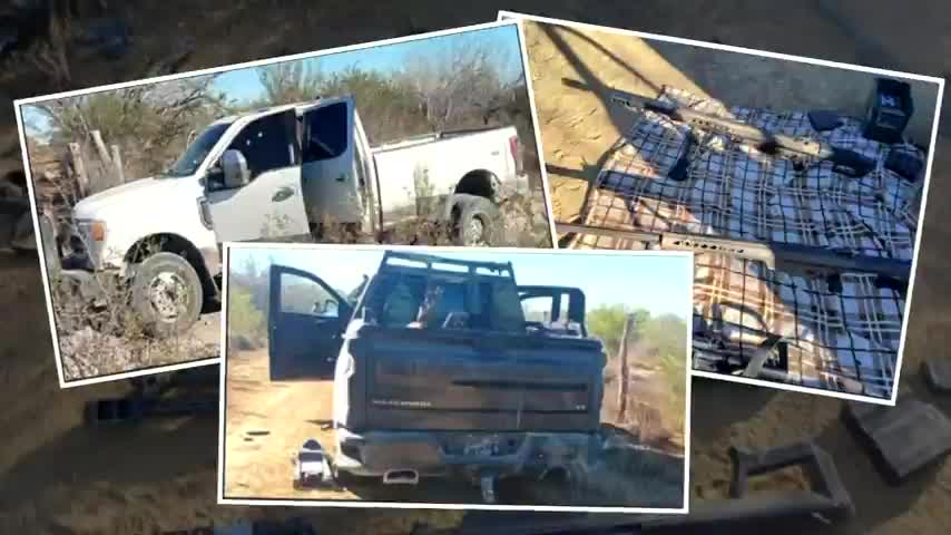 Elementos del Ejército y la Guardia Nacional aseguraron armas, explosivos y cuatro vehículos durante un patrullaje en General Treviño, Nuevo León.