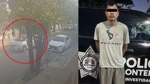 Hombre detenido por atropellar a su pareja en Monterrey.